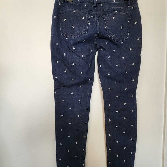 Talbots Dark Wash Embroidered Umbrella Women's Jeans Size 6p / 28 - Picture 8 of 8